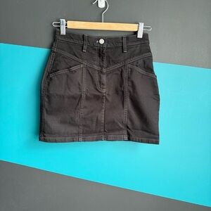 Wilfred Black Mini Skirt